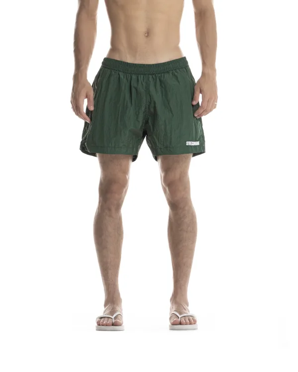 SUMMER26 LOGO SHORTS - GREEN