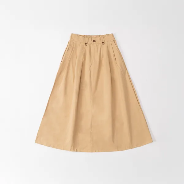 CHÂN VÁY KAKI NỮ - TOTODAY - LONG SKIRT 01502