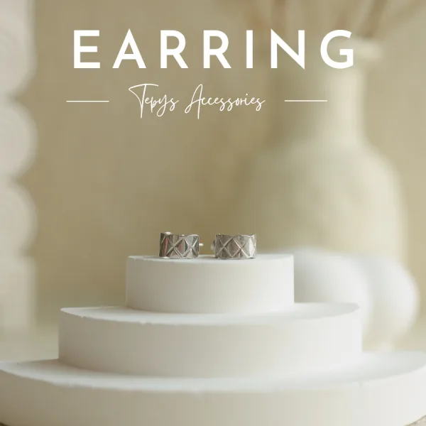 Pattern X Earring