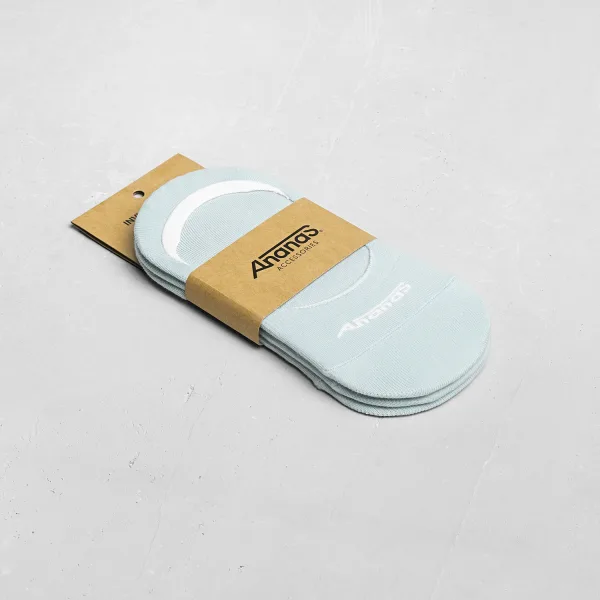 Invisible Socks Pack - Ananas Typo - Skylight