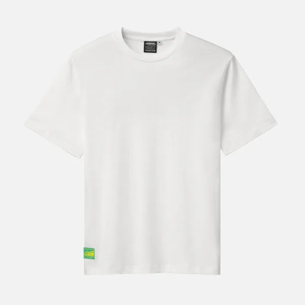 Basic Tee - Branding Label - Cloud Dancer