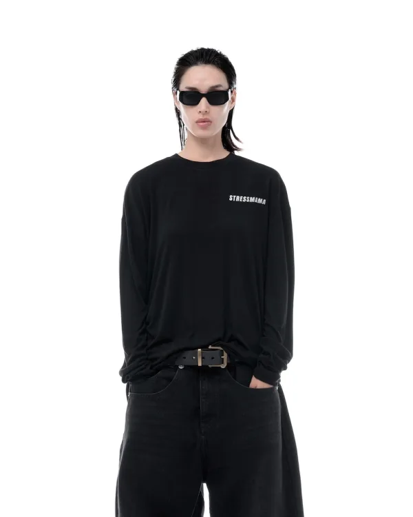 HÔTEL MAMA LONGSLEEVE - BLACK