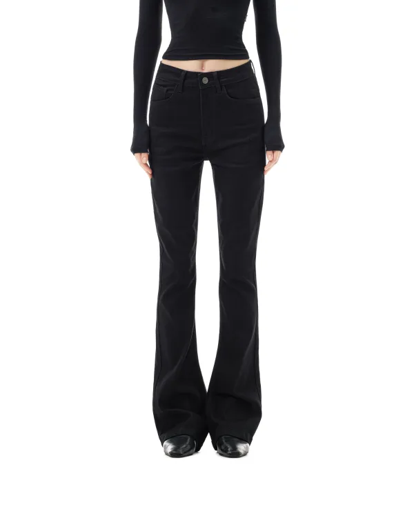 FW25 FLARED JEANS - BLACK