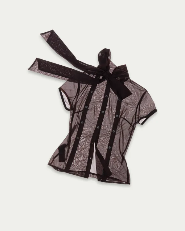 Nude Form Sheer Blouse