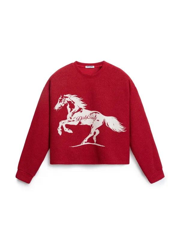 Áo Sweater DirtyCoins Horse Power Knit