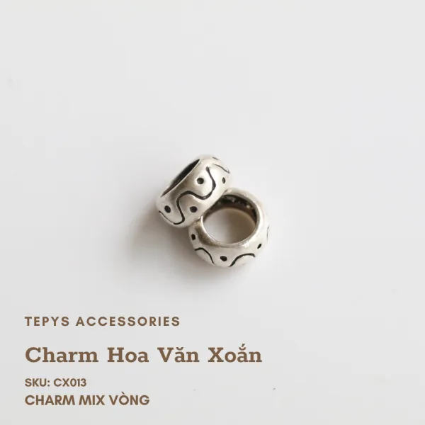 Charm Hoa Văn Xoắn
