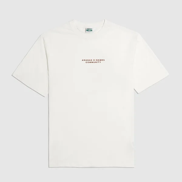 Merchandise Tee - AXGC Logo Badge - Snow White
