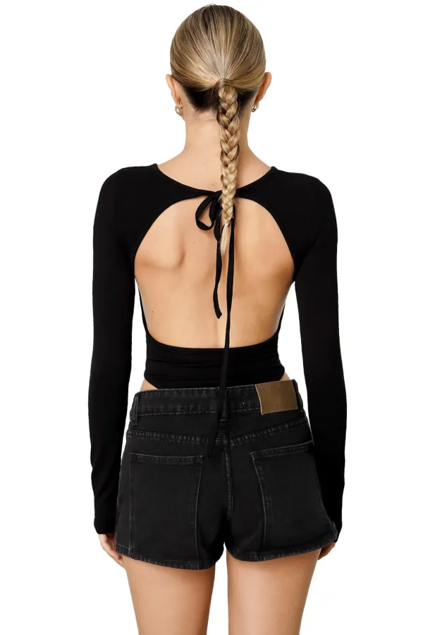 MARNI BODYSUIT - BLACK