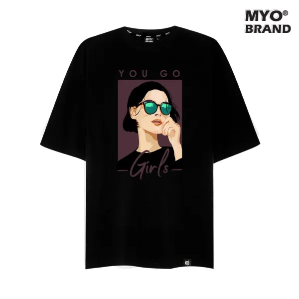 Áo Thun Tay Lỡ MYO In You Go Girls