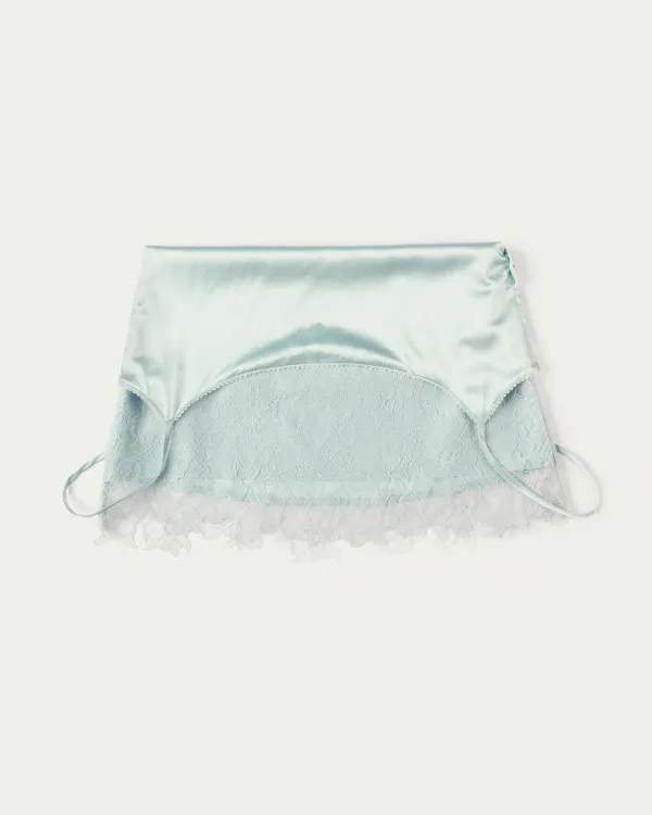 Liquid Silk Mini Skirt