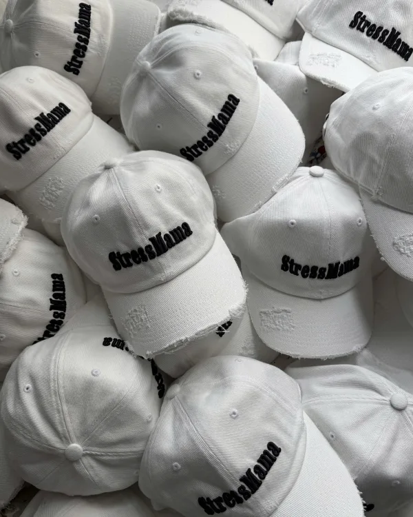 SSMA NOSTALGIA WASHED CAP - WHITE