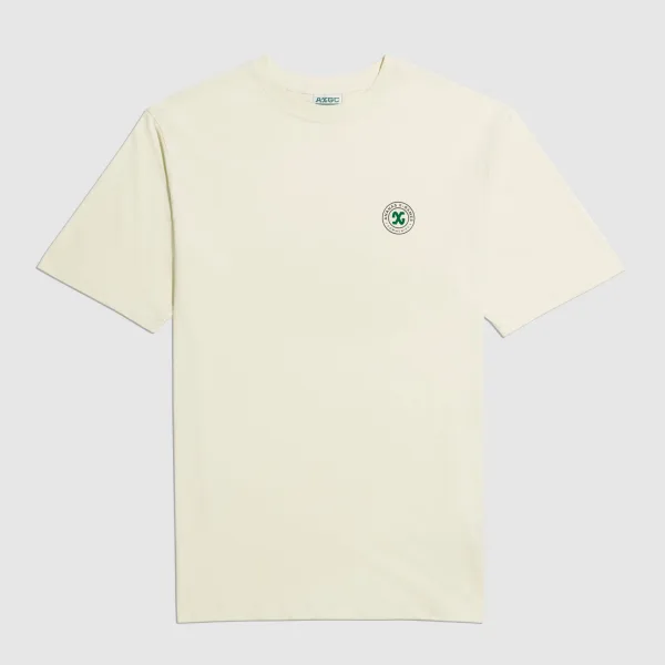 Merchandise Tee - AXGC Logo Badge - White Asparagus