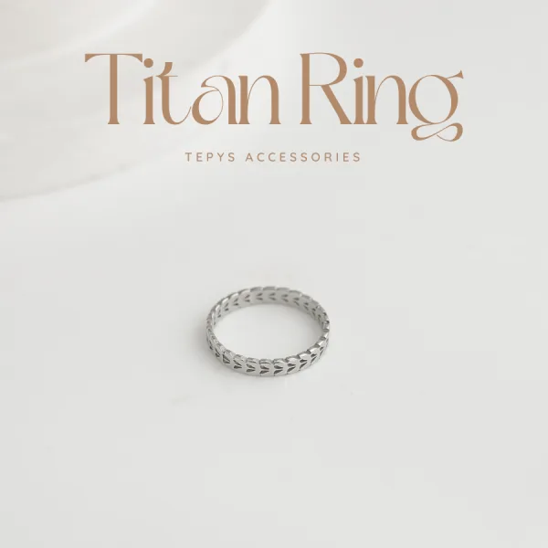 Nhẫn Titan Vòng Nguyệt Quế