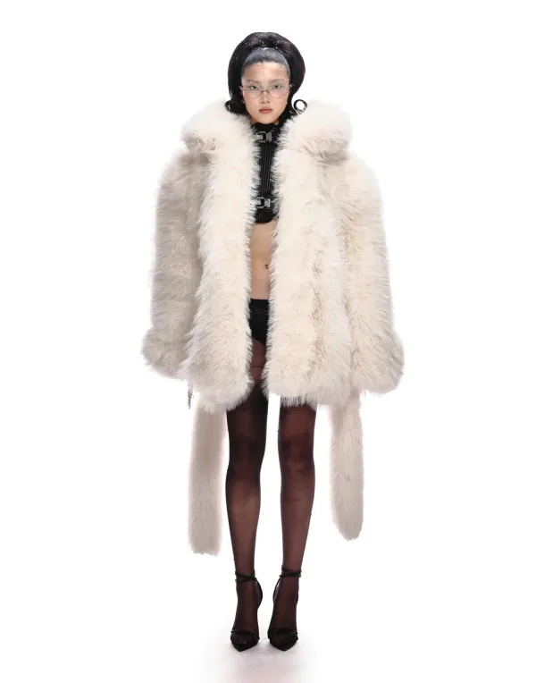 SNOW OVERSIZE FAUX FUR JACKET