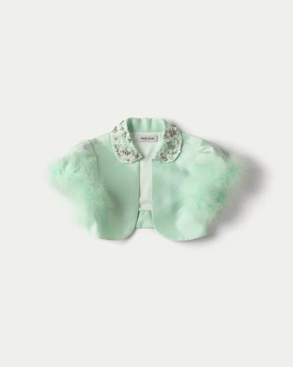 Cannes Hand-Embellished Bolero Jacket