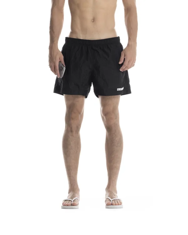 SUMMER26 LOGO SHORTS - BLACK
