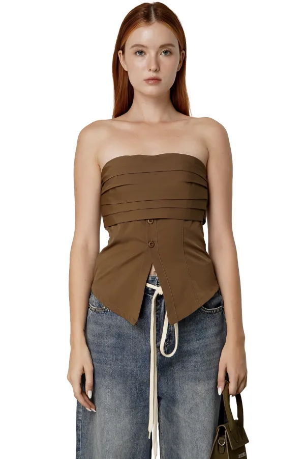 BESO TOP - BROWN
