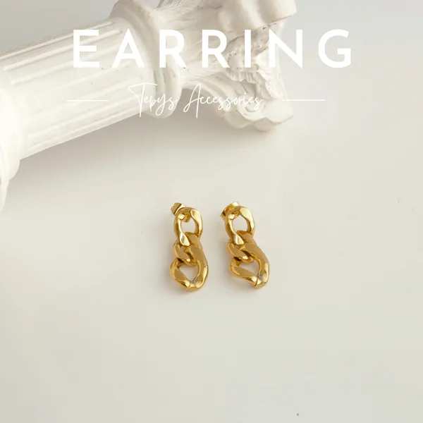 Gold Chain Earring
