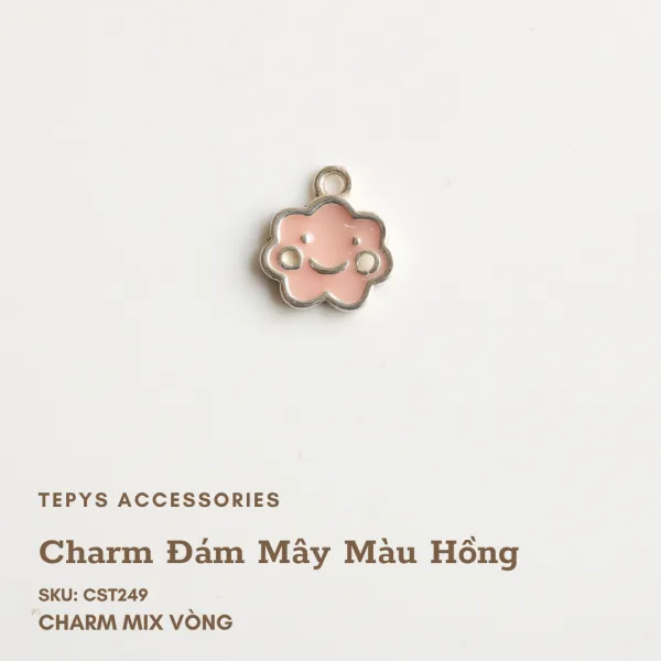 Charm Đám Mây Màu Hồng