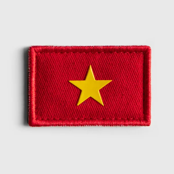 Miếng dán gai cờ Việt Nam 2.3x5cm