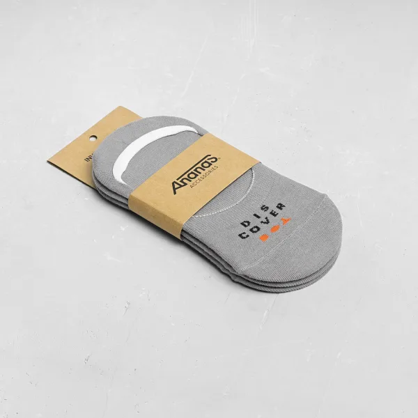 Invisible Socks Pack - DiscoverYou - Grey