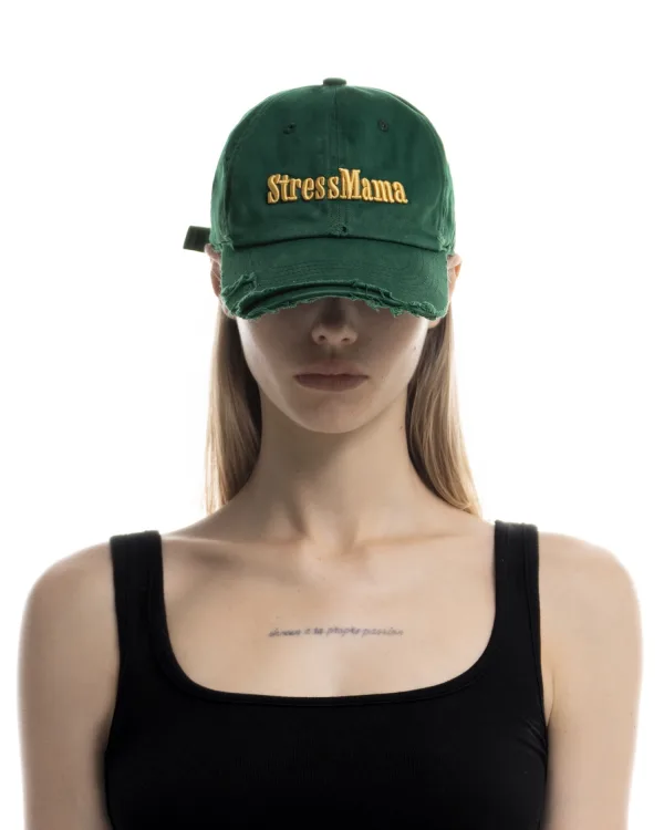 SSMA NOSTALGIA WASHED CAP - GREEN