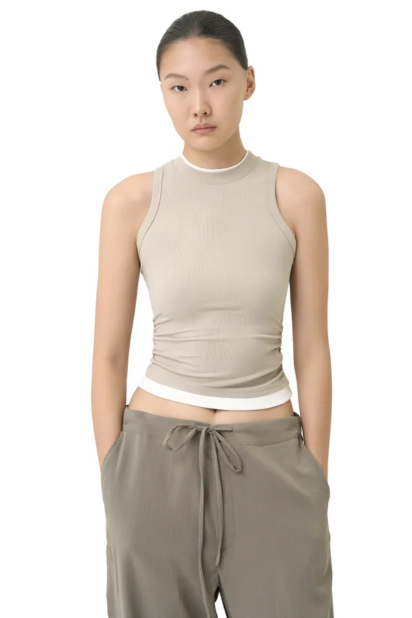 MASY TANK - TAUPE