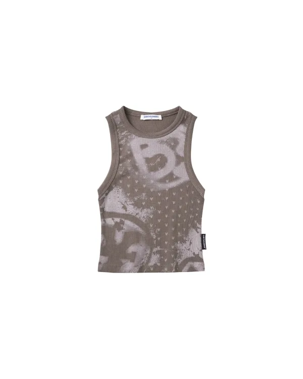 Áo thun DC x BR Ribbed Crop Tank Top