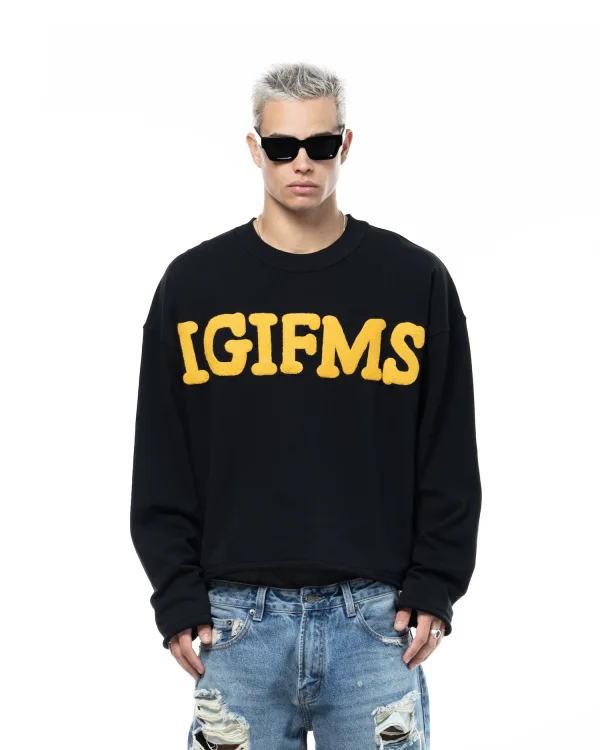 SSMA IGIFMS EMBROIDERY LONGSLEEVE - BLACK