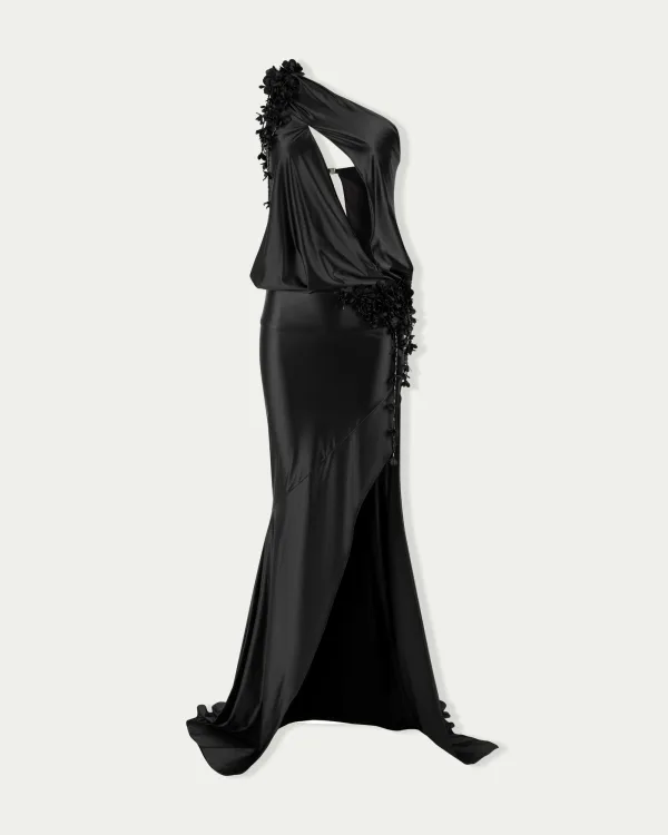Undone Cut-out Off-shoulder Dress
