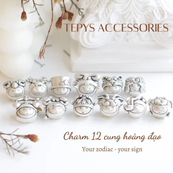 Bộ charm 12 cung hoàng đạo