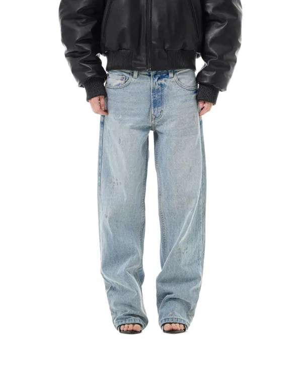 FW25 PAINT SPLATTER JEANS - BLUE