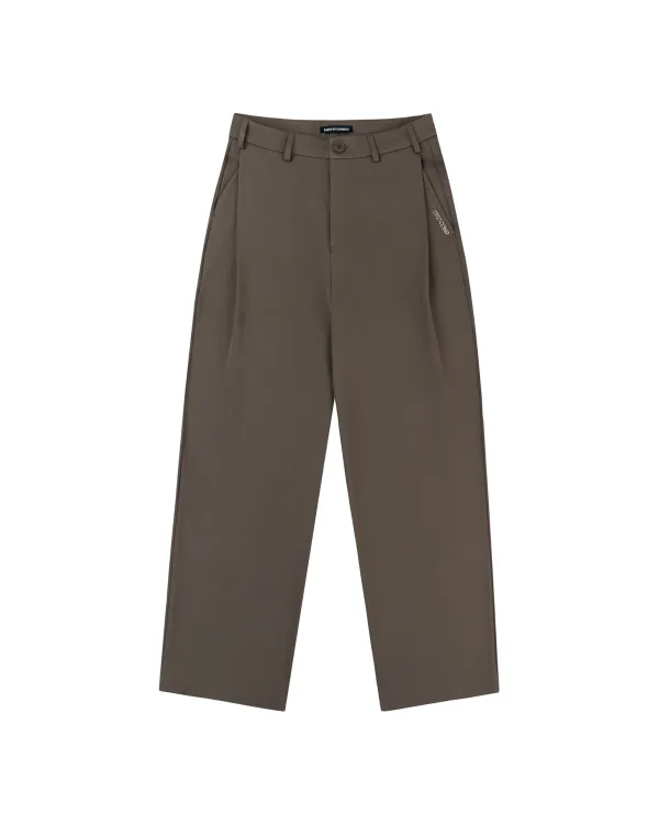 Quần Dài Wide Metal Label Trouser Pants