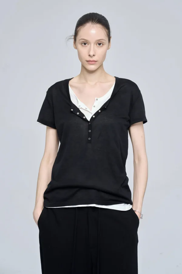 FYNN TOP - BLACK