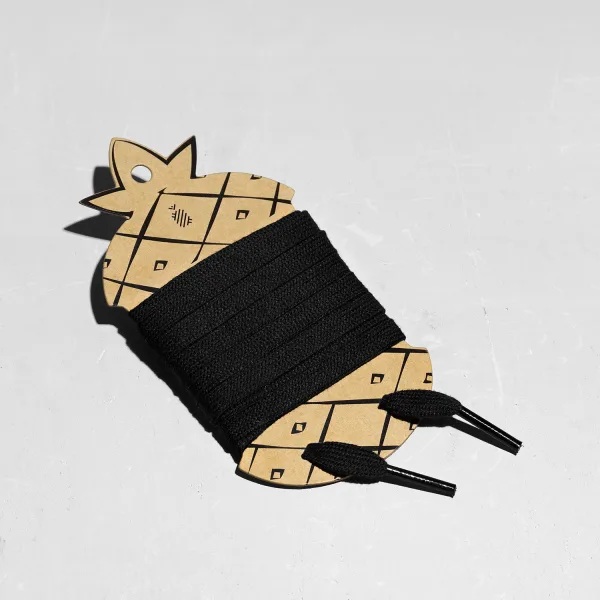 Blank Shoelaces - Black