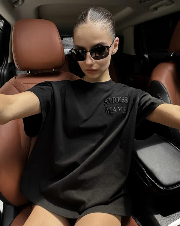 SSMA EMBROIDERY BASIC T-SHIRT - BLACK