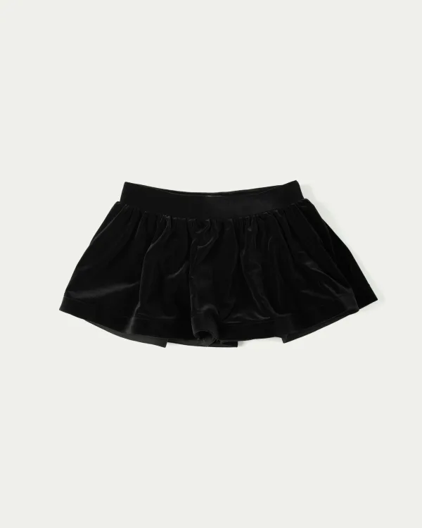 Elevated Velvet Mini Skort