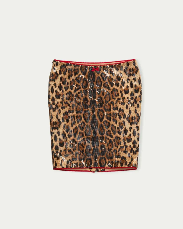 Cheetah Midi Skirt