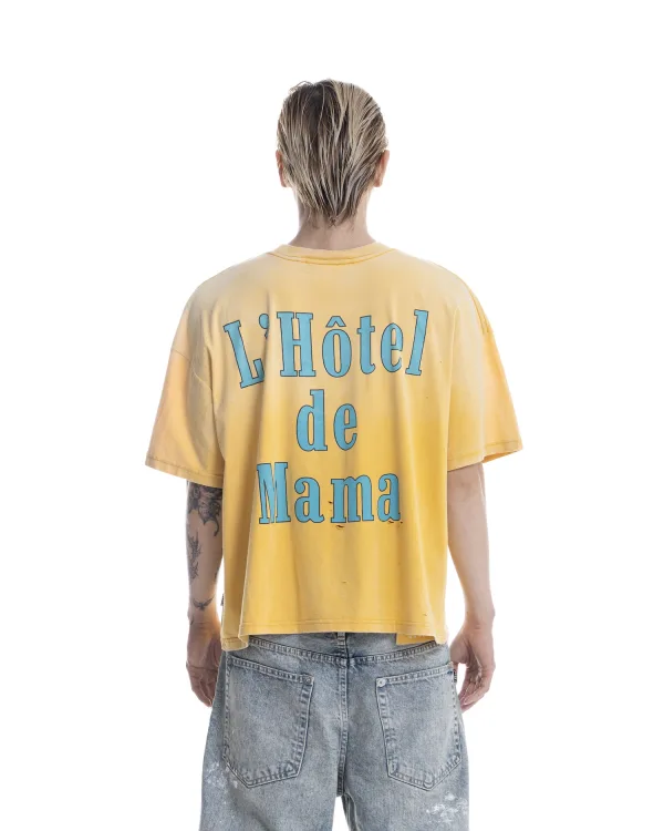 SSMA L'HÔTEL T-SHIRT - YELLOW
