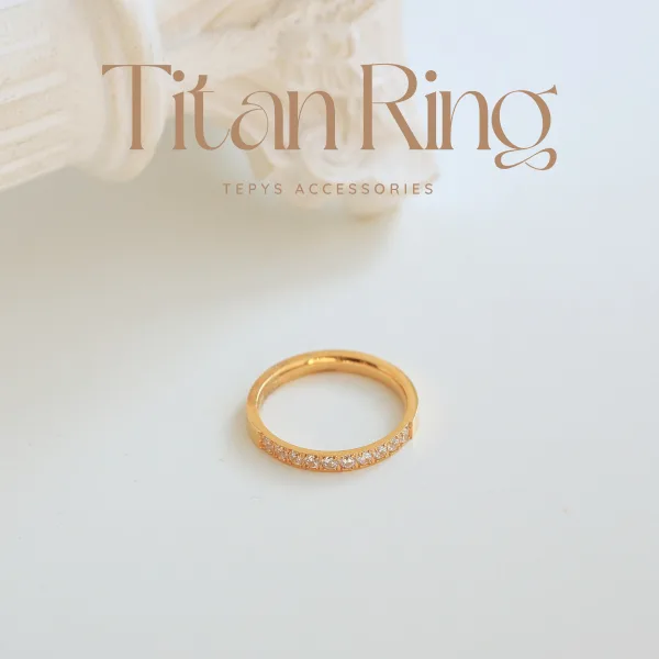 Nhẫn Tutus Titan Gold