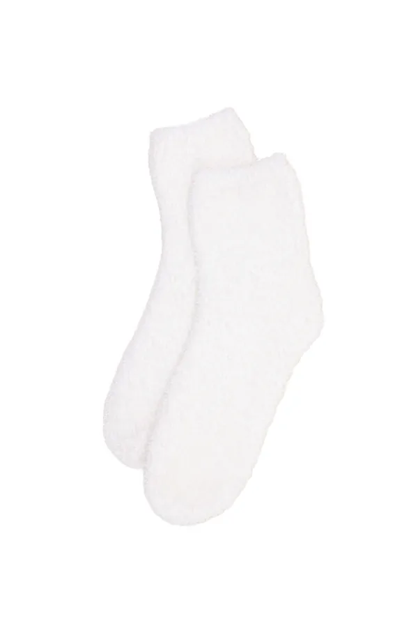COSY KNIT SOCKS - WHITE