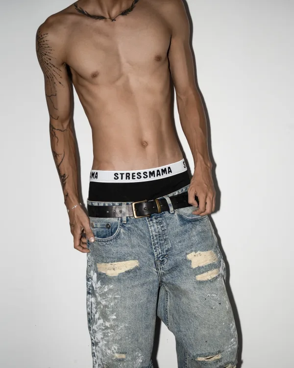 SSMA BOXER - WHITEBLACK