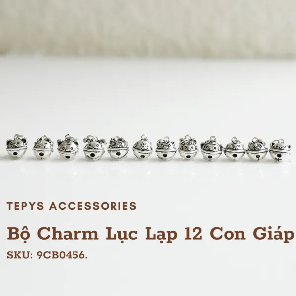 Bộ Charm Lục Lạp 12 Con Giáp