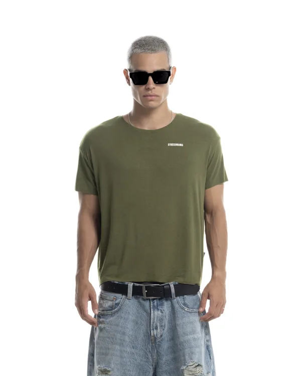 HÔTEL MAMA LOGO T-SHIRT - OLIVE
