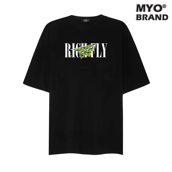 Áo Phông Đôi MYO Vải Cotton In Hình Rick Fly