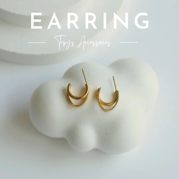2-Layer Round Earring