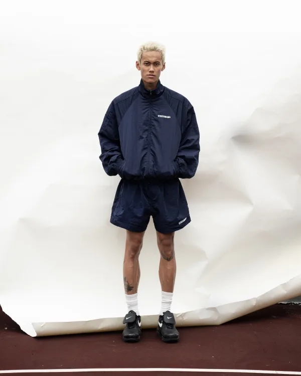 SSMA COACH TRACK SHORTS - DARK BLUE