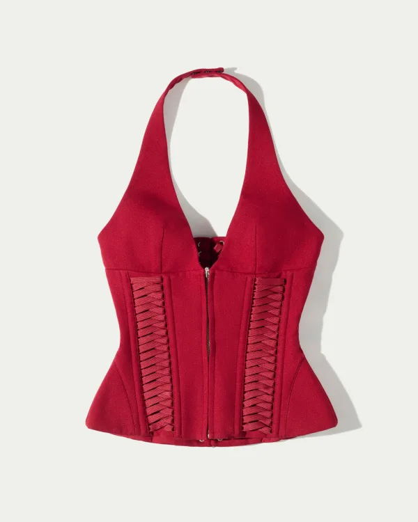 Julia Halterneck Corset Top