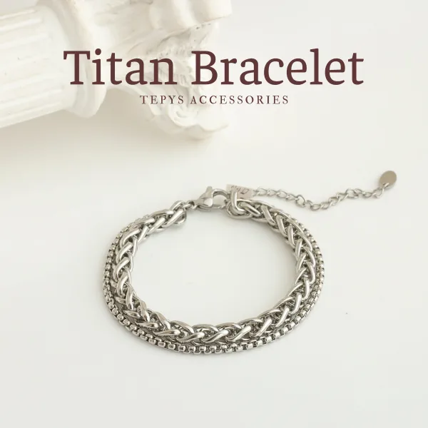 Lắc Tay Hiphop Silver