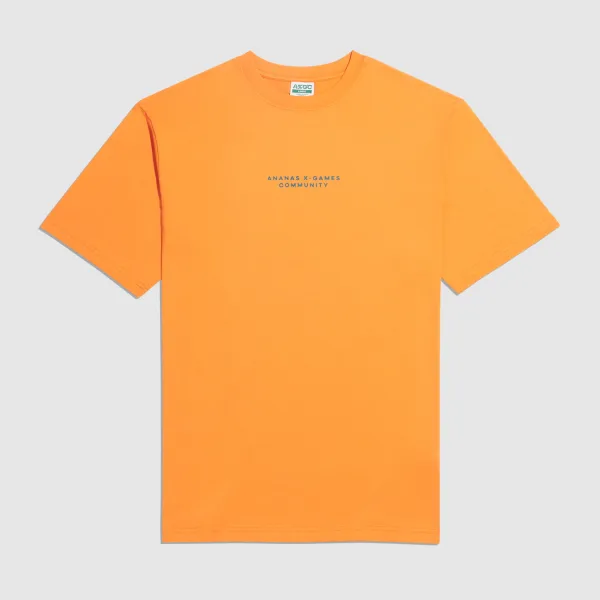 Merchandise Tee - AXGC Logo Badge - Orange Pepper